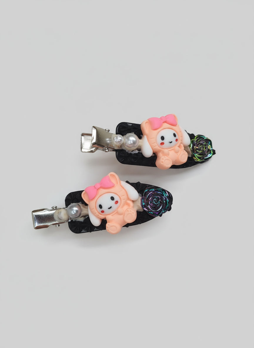 Pinces à cheveux kawaii gourmandes