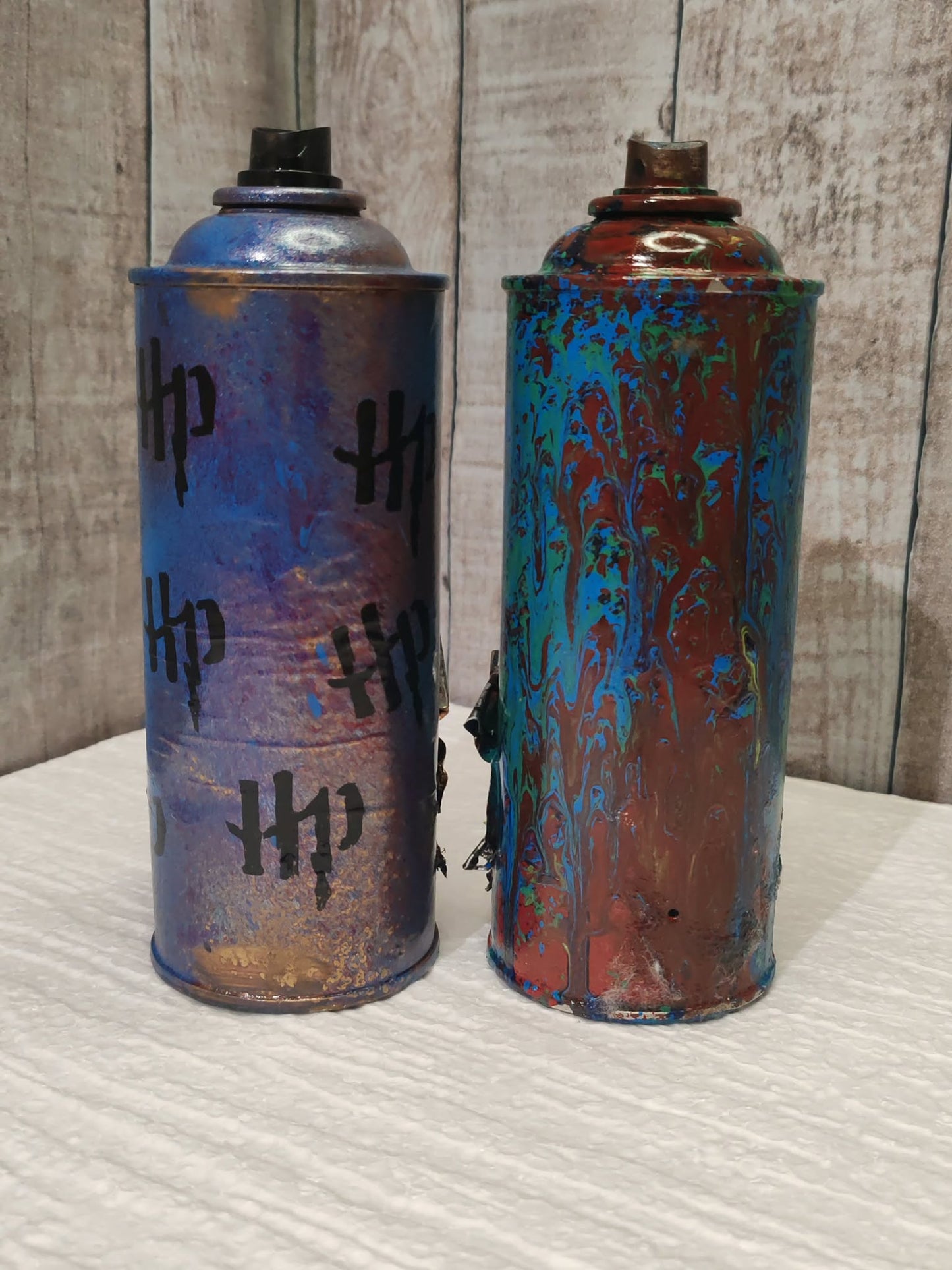 Lot aérosol custom thème Harry Potter