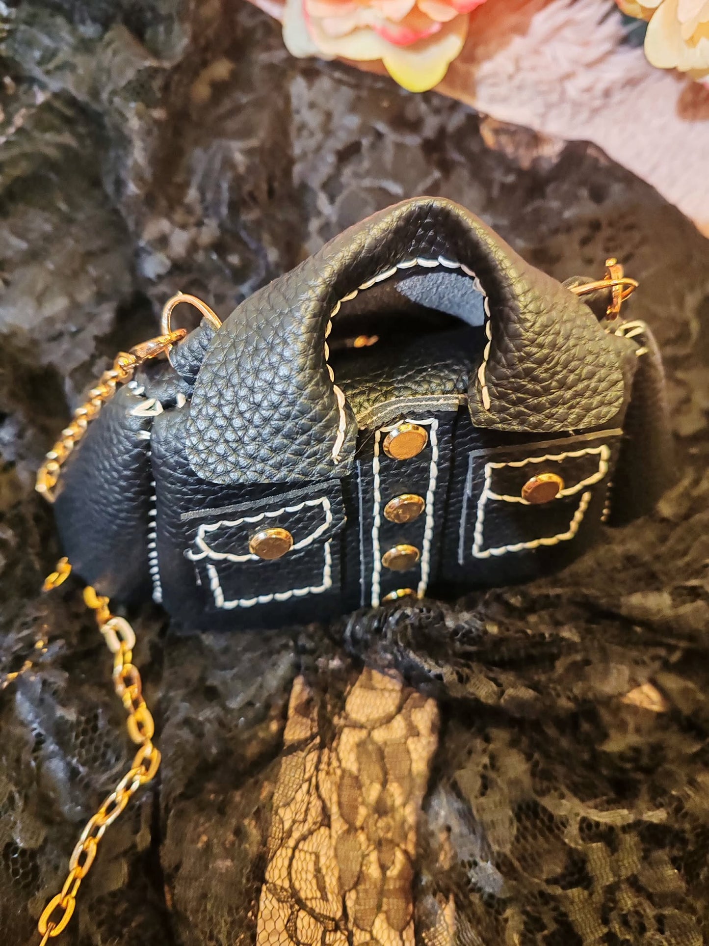 Pochette fourre-tout artisanale – Chic, unique et pratique