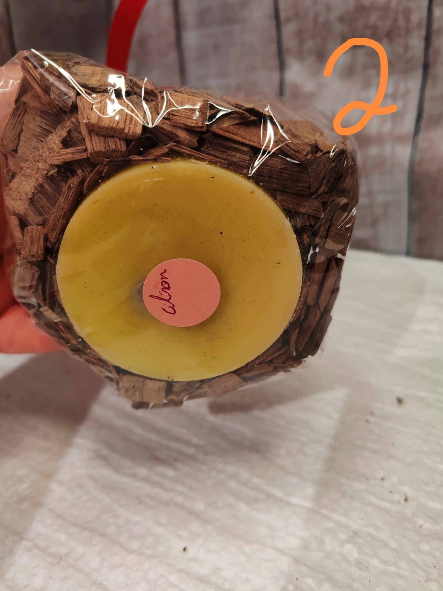 Bougie senteur citron