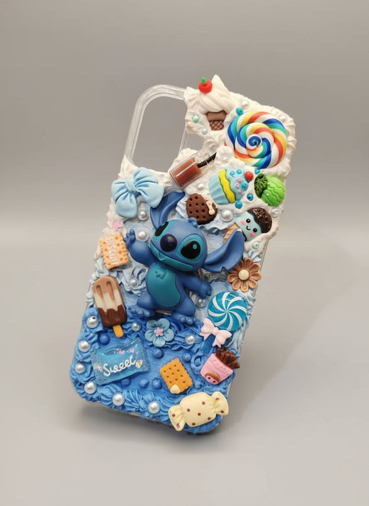 Dispo de suite Coque Gourmande Stitch – Fait Main