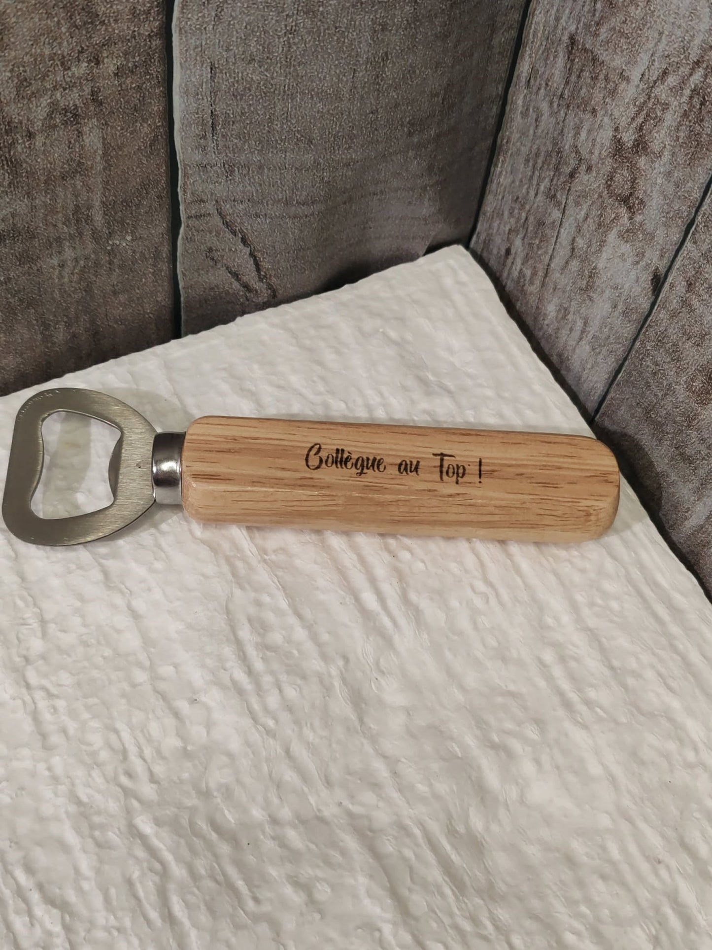 Décapsuleur gravé au laser