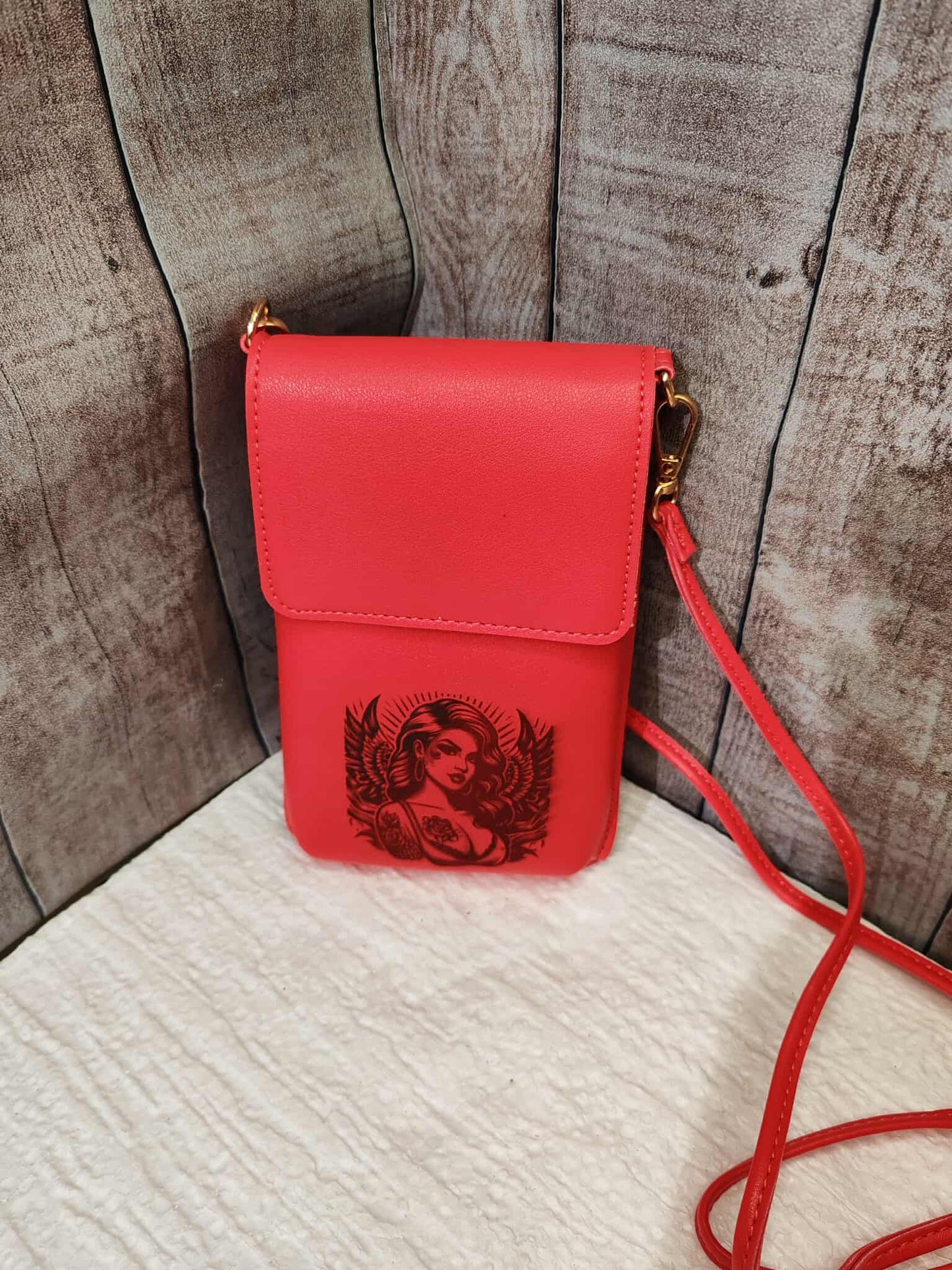 Joli sac bandoulière fait main – Avec sa gravure