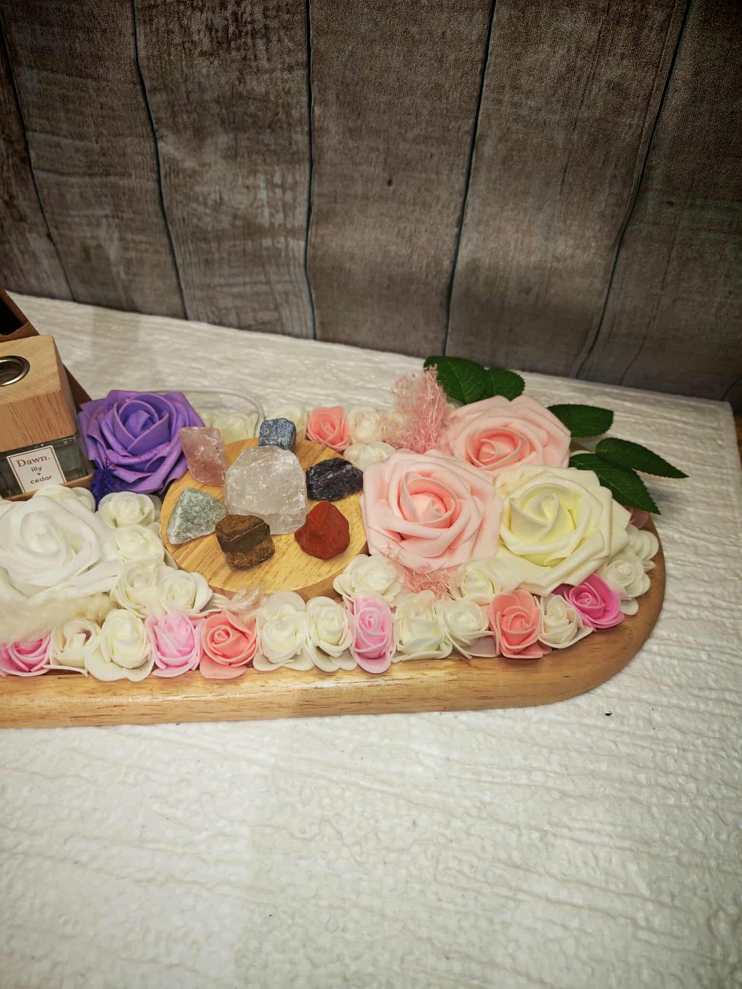 Élégance & Énergie – Plateau Bien-Être “Chakra Lumière”