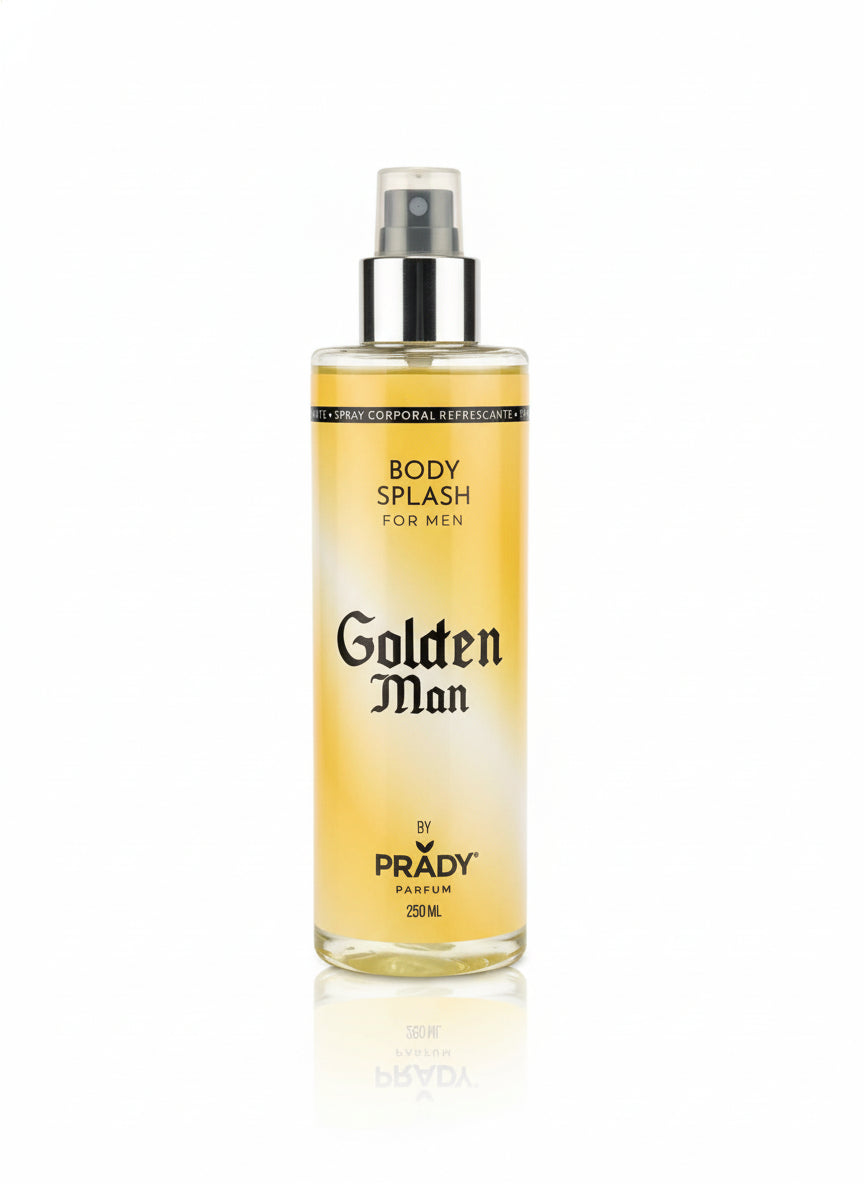 Body Splash Golden Man – Prady Parfum – 250 ml