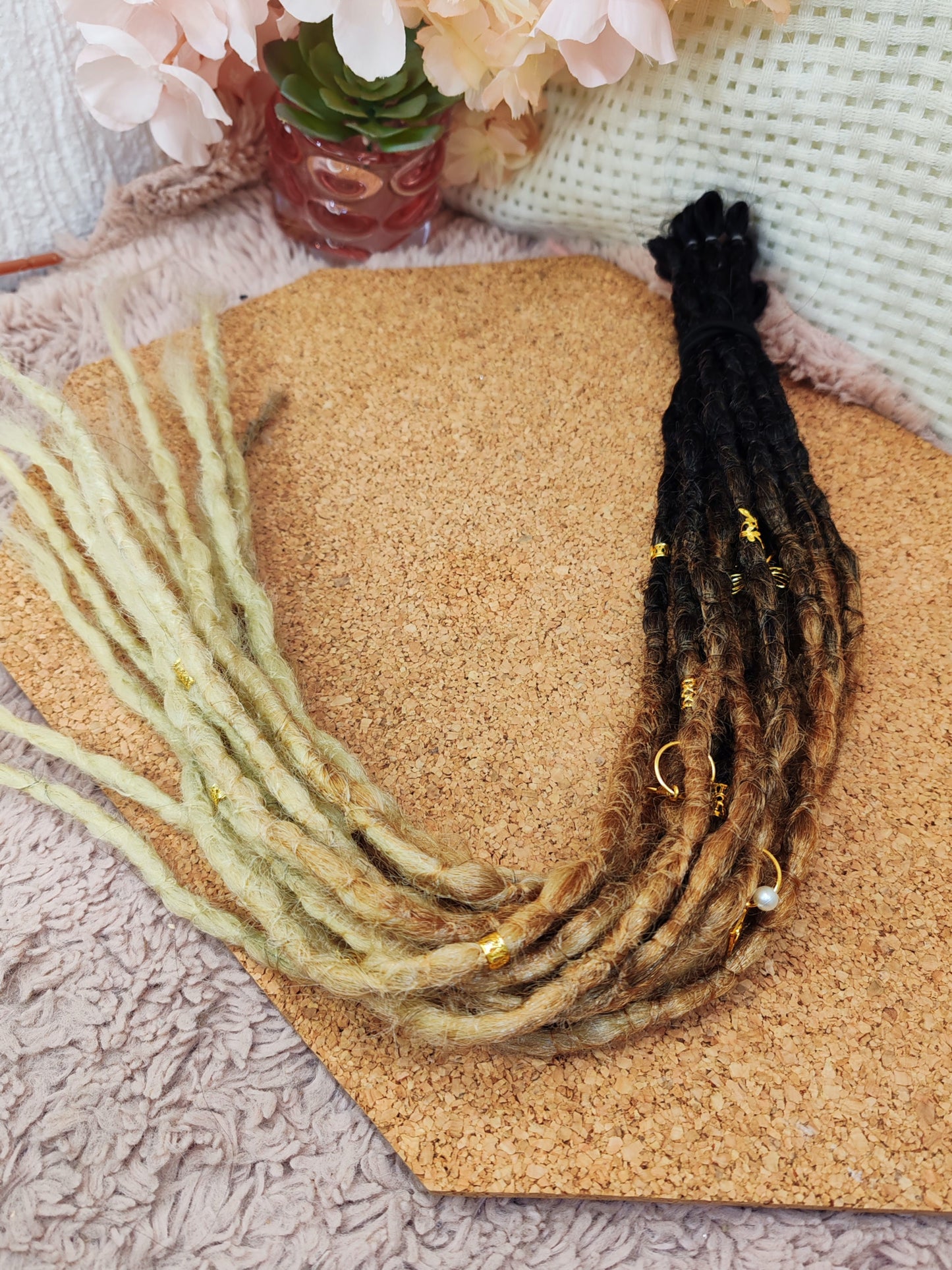 Dreadlocks synthétique paquet de 16