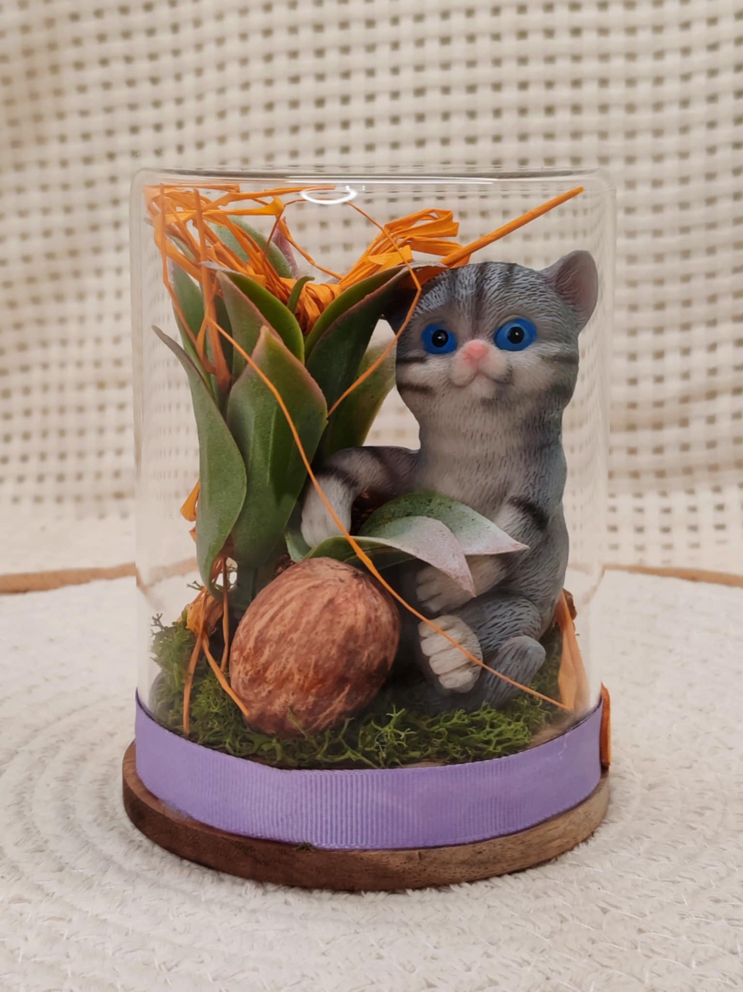 🐾 Cloche en verre - Chat Coquin🐾