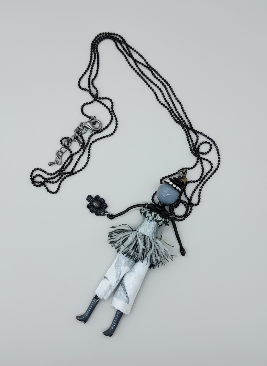 Collier sautoir artisanal