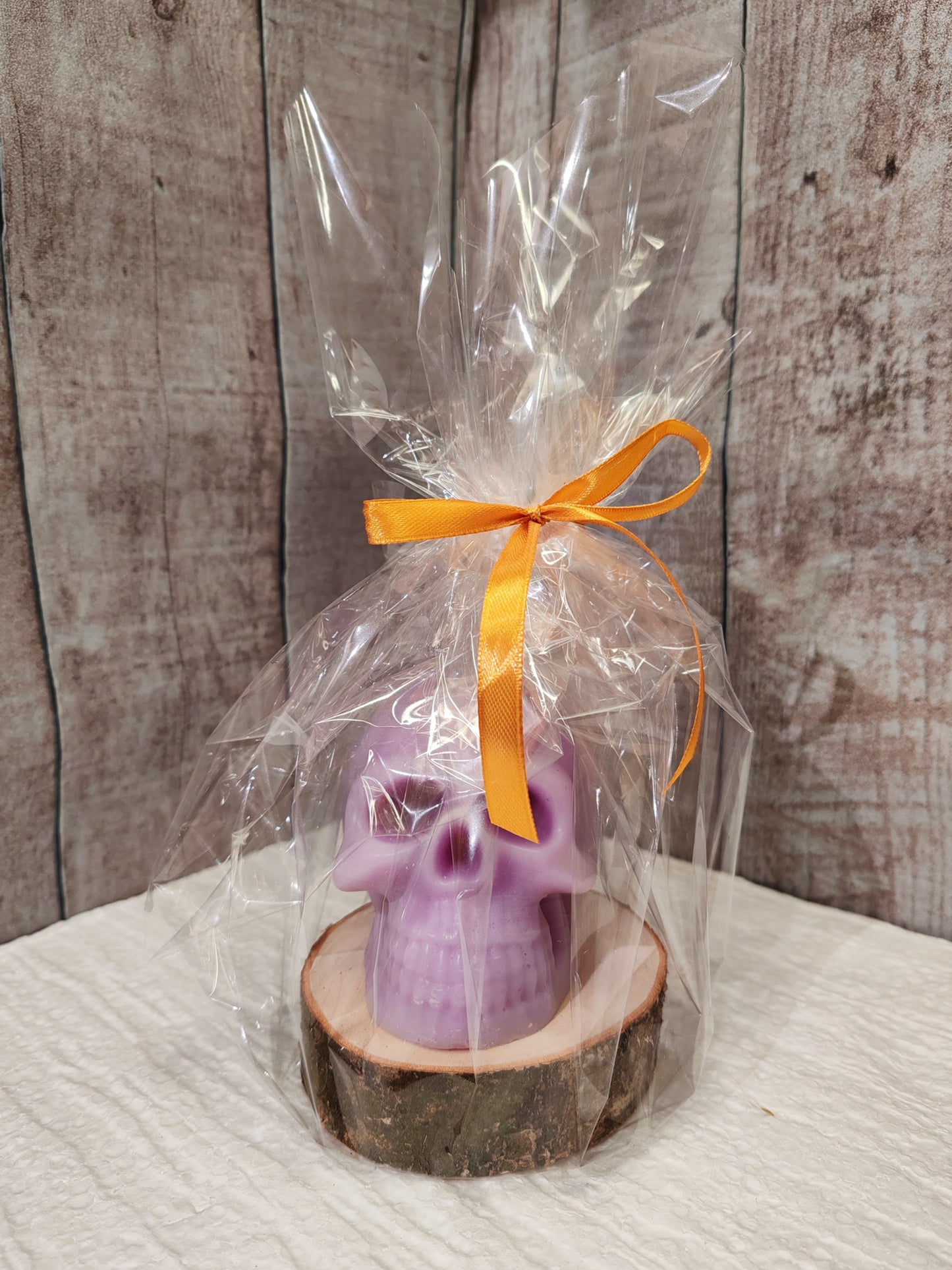 Bougie de luxe “Crâne Élégance”