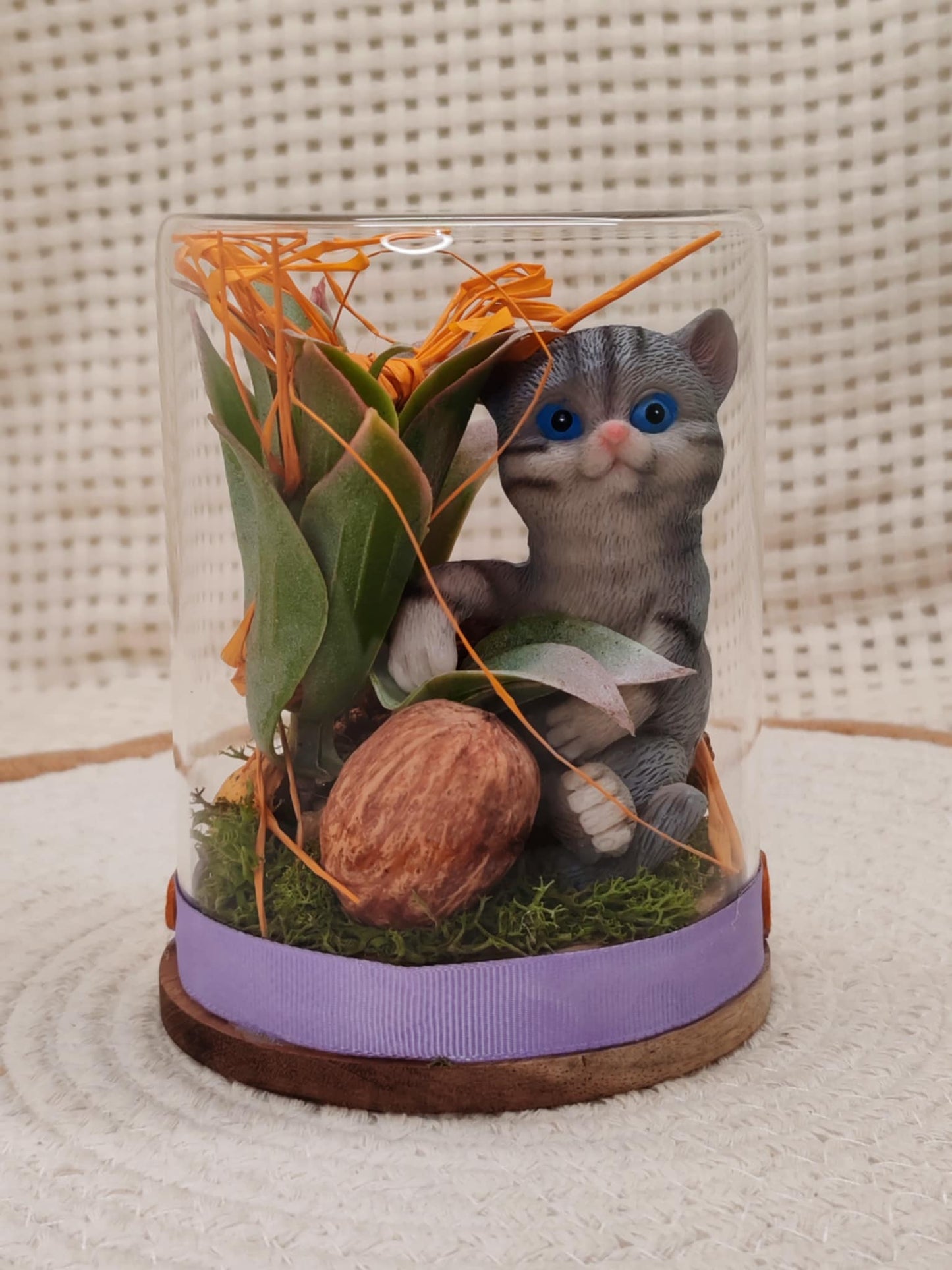 🐾 Cloche en verre - Chat Coquin🐾