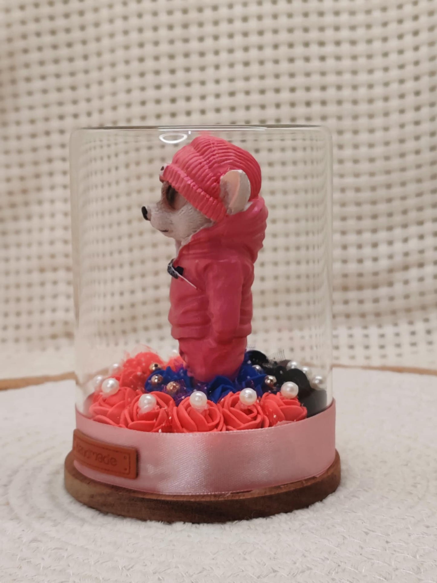 🐾 Cloche en verre - Chihuahua 🐾