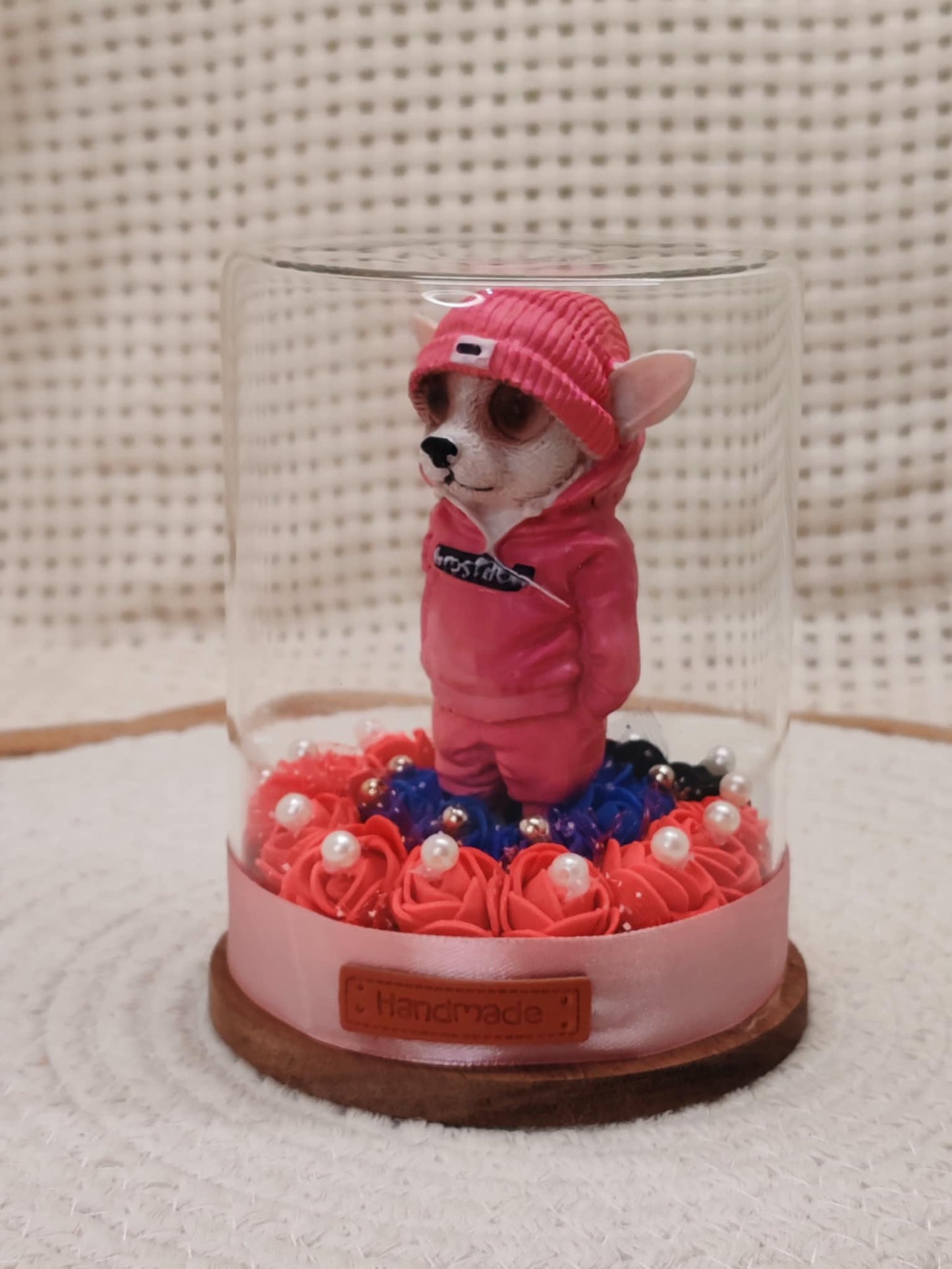 🐾 Cloche en verre - Chihuahua 🐾