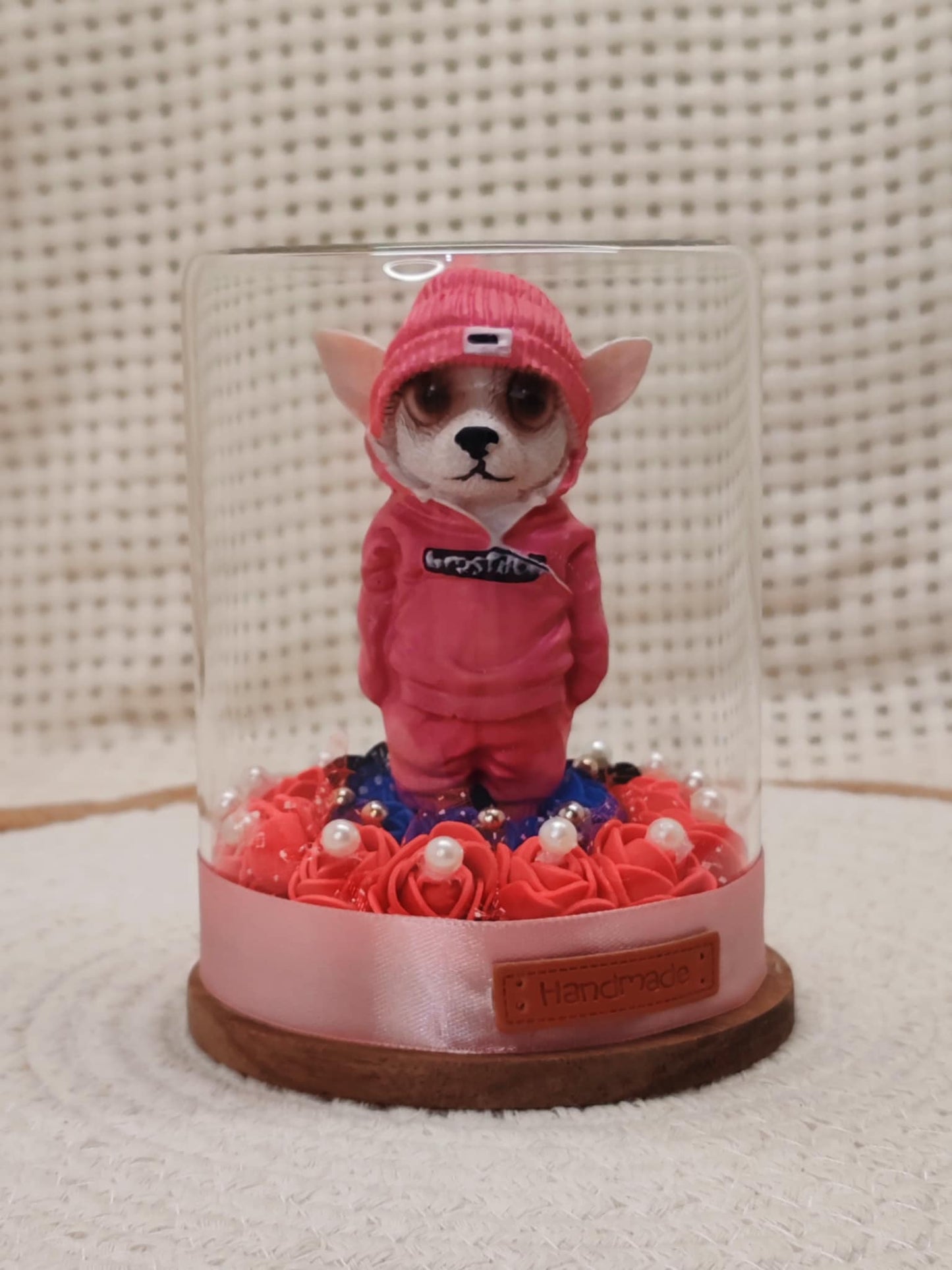 🐾 Cloche en verre - Chihuahua 🐾