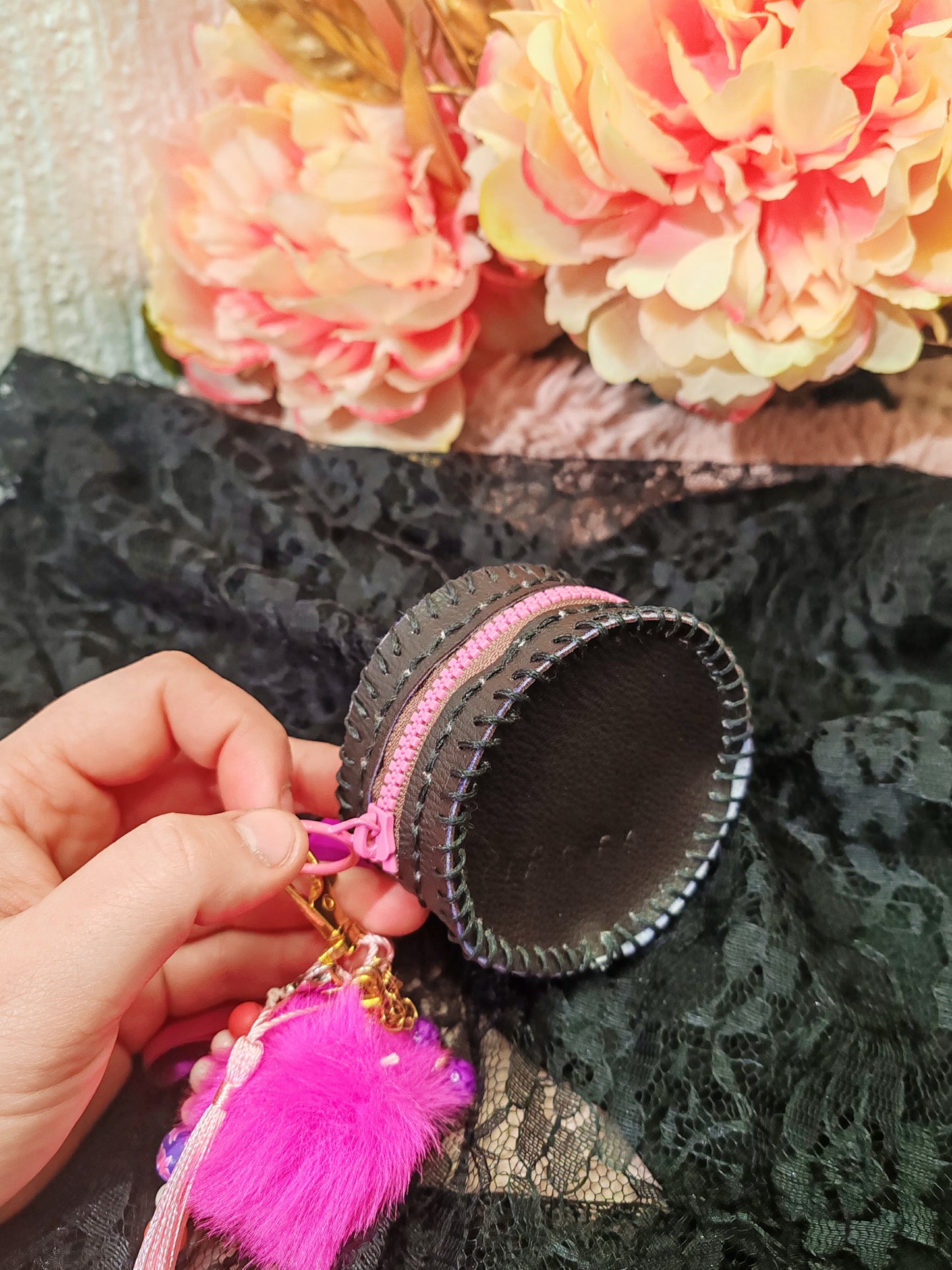 Porte-monnaie unique fait main ✨