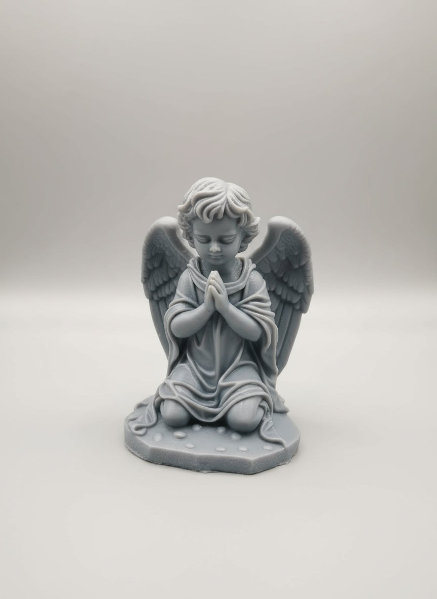 Ange en résine